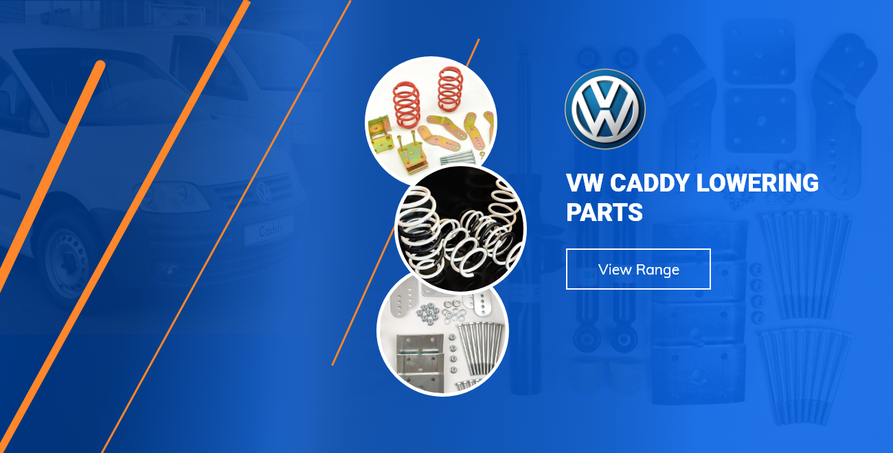 VW Caddy Lowering Products Banner