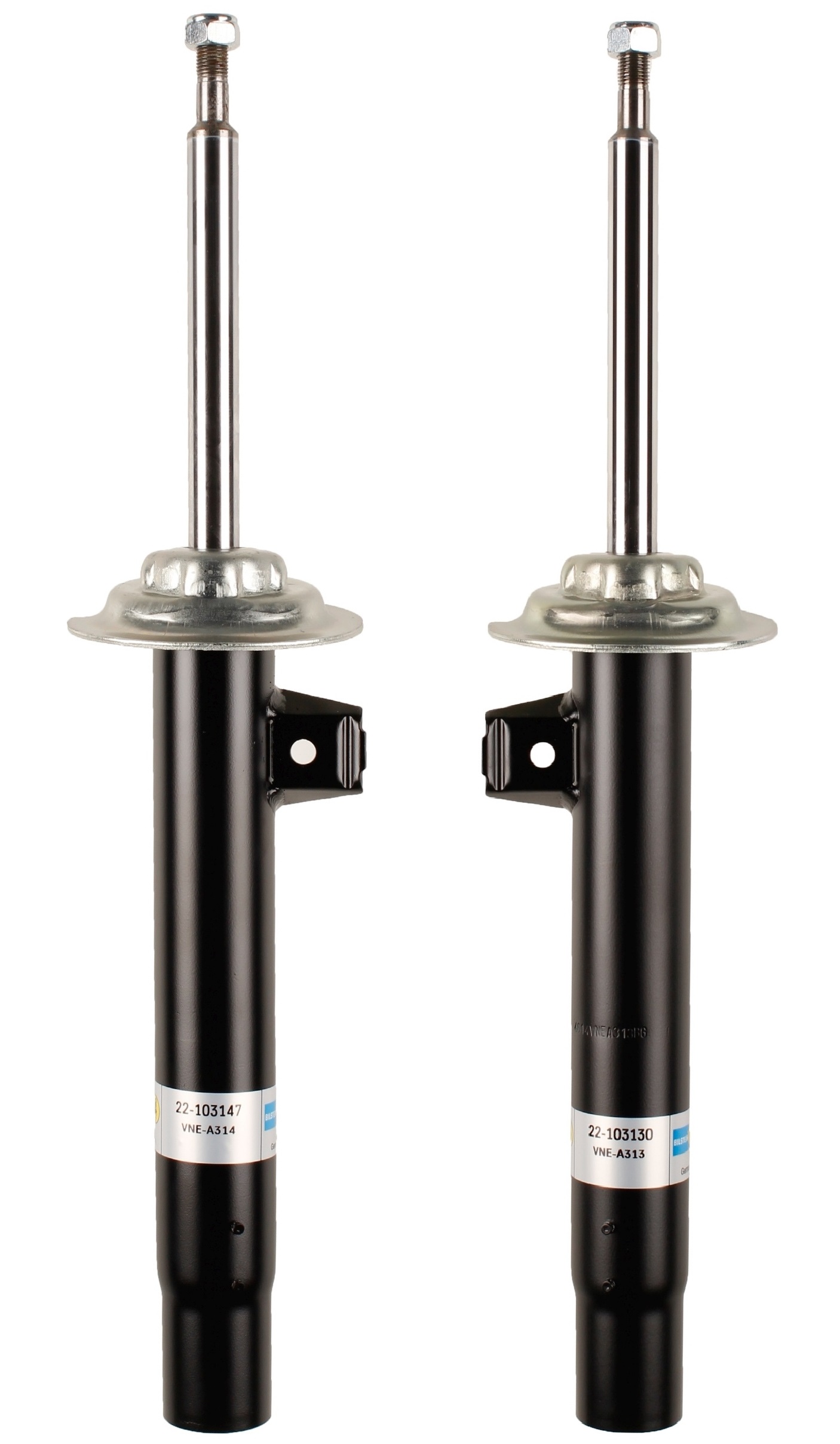 PAIR Bilstein B4 Front Kit Shock Absorber Damper OEM Quality 22-103147, 22-103130