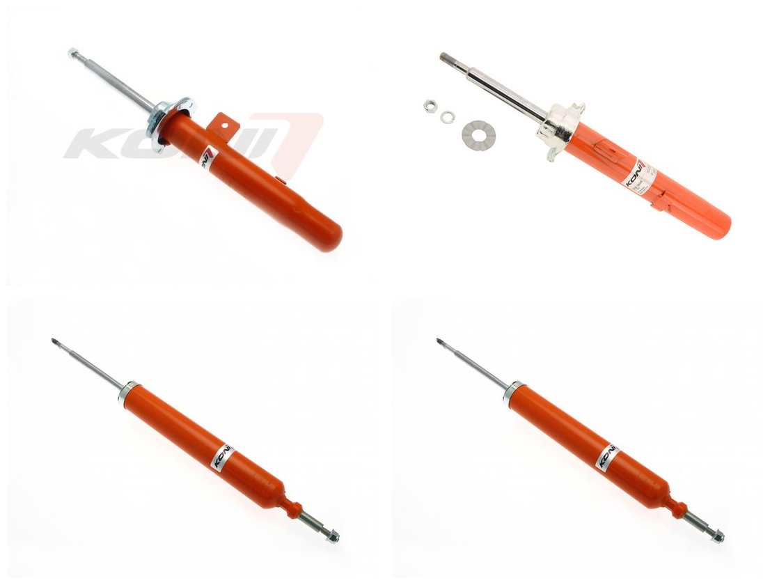 Front + Rear Koni STR.T Uprated Shock Absorber Set BM-ST1205 for BMW 1