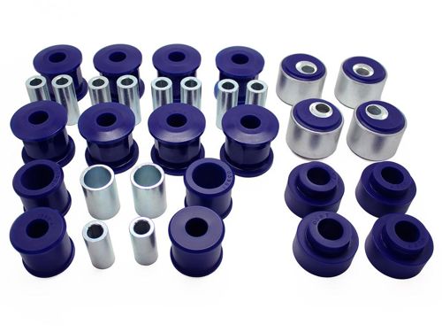 For Nissan Patrol Y60+Y61 Extra Castor Correction Front + Rear Bush Kit SuperPro Poly