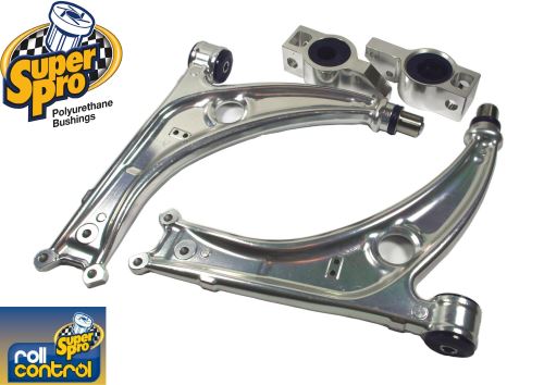 VW Scirocco (08on) Alloy Front Control Arm Wishbone & Bush Kit SuperPro Supaloy