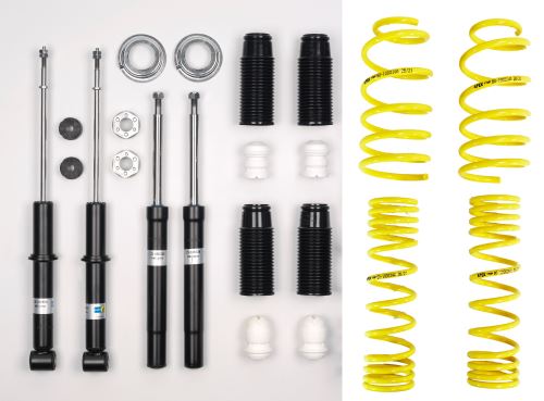 Apex Lowering Springs, Bilstein Gas Shocks Dampers, Bumpstop Kit For VW Golf Mk1