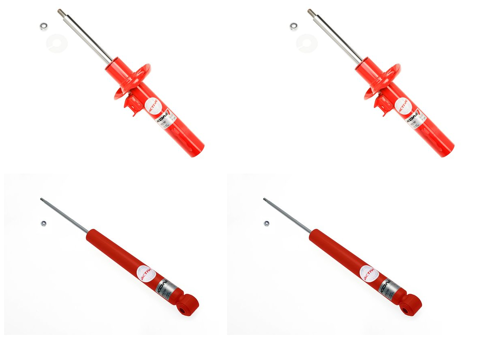 Front + Rear Koni Active Uprated Shock Absorber Set VAG-SA1227