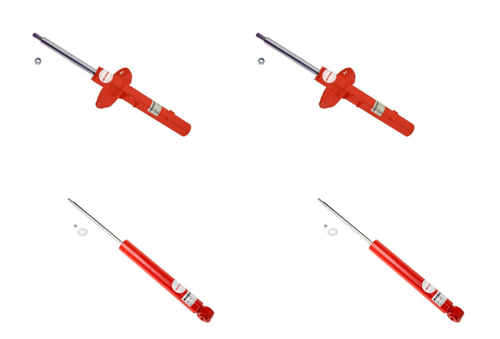 Front + Rear Koni Active Uprated Shock Absorber Set VAG-SA1236