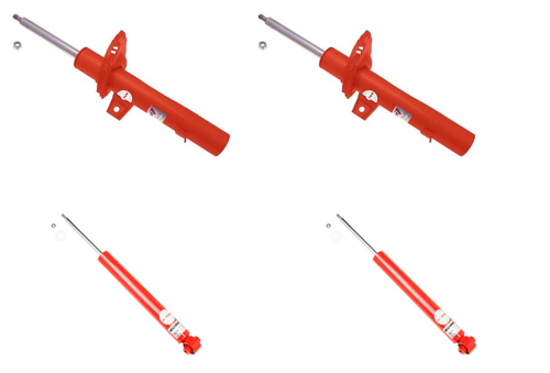 Front + Rear Koni Active Uprated Shock Absorber Set VAG-SA1241