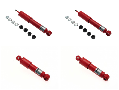 Front + Rear Koni Classic Red Uprated Shock Absorber Set MO-CL1065