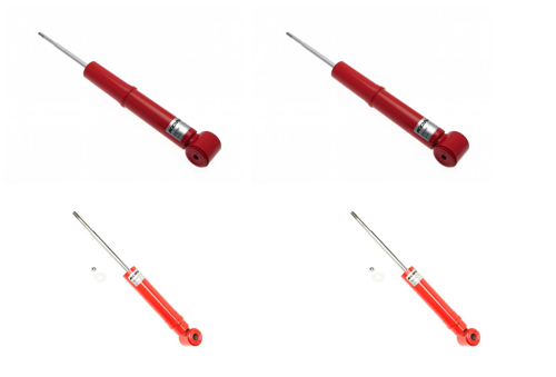 Front + Rear Koni Classic Red Uprated Shock Absorber Set PO-CL1615