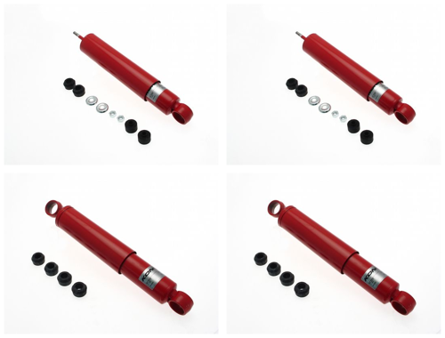 Front + Rear Koni Heavy Track Uprated Shock Absorber Set TO-HT1597