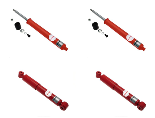 Front + Rear Koni Active Uprated Shock Absorber Set TO-SA1636