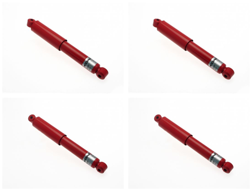 Front + Rear Koni Classic Red Uprated Shock Absorber Set VAG-CL1007