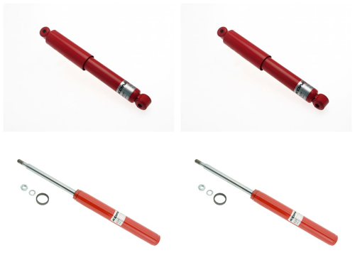 Front + Rear Koni Classic Red Uprated Shock Absorber Set VAG-CL1467