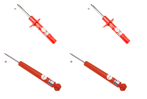 Front + Rear Koni Active Uprated Shock Absorber Set VAG-SA1643