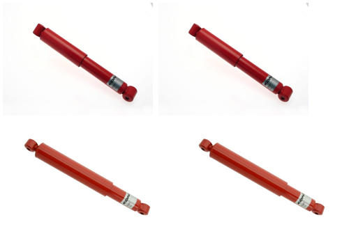 Front + Rear Koni Classic Red Uprated Shock Absorber Set VAG-CL1487