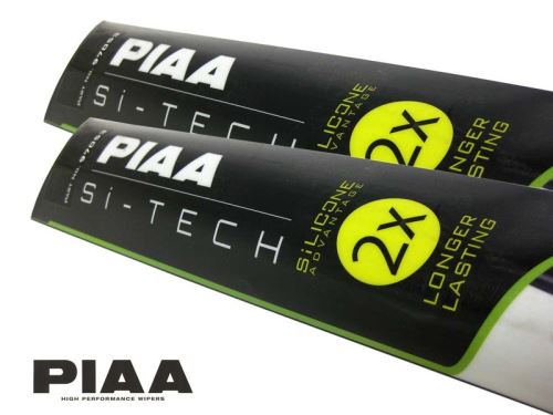 PIAA Si-Tech Front Wiper Blades Set - Silicone, Longer Lasting / 400mm; 350mm