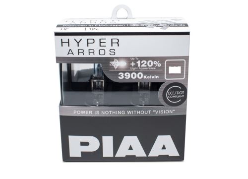PIAA HYPER Arros 3900K Briliant White / Bulbs H4 60/55 equal to 110/100W 12V