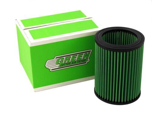 Green Cotton Round Car Air Filter Replacement Performance R727398