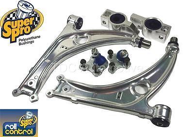 VW Golf Mk5 Alloy Front Control Arm Wishbone Bush, Ball Joint Kit Superpro