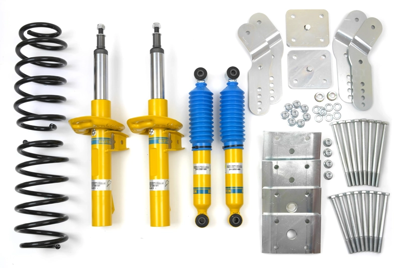 Caddy Mk3/4 -45mm Eibach Lowering Springs, Adjustable Shackle & Bilstein B8 Shock Absorber Kit