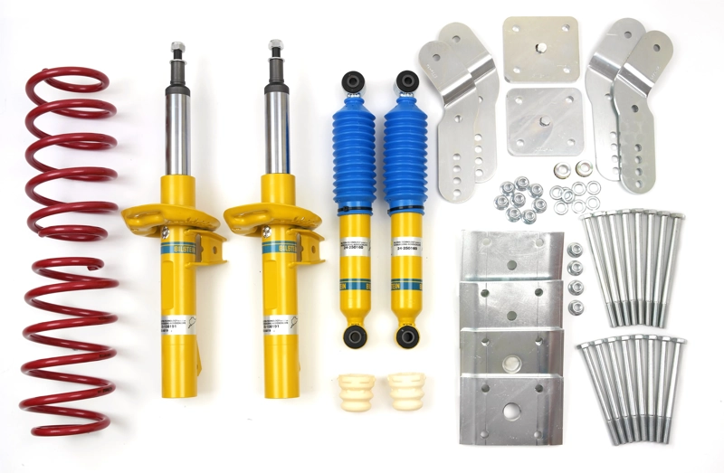 Caddy Mk3/4 -60mm Eibach Lowering Springs, Adjustable Shackle & Bilstein B8 Shock Absorber Kit