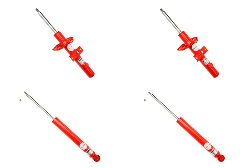 Front + Rear Koni Active Uprated Shock Absorber Set VAG-SA1251