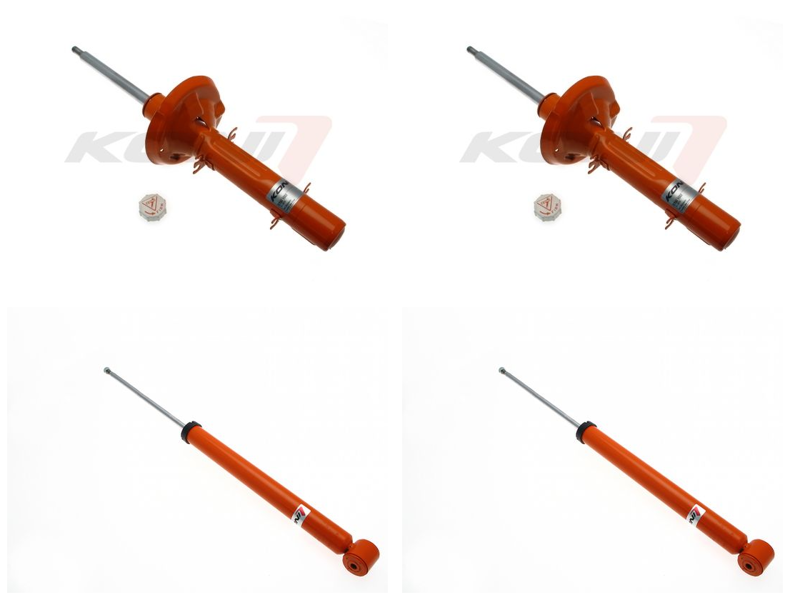 Front + Rear Koni STR.T Uprated Shock Absorber Set VAG-ST1210