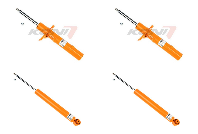 Front + Rear Koni STR.T Uprated Shock Absorber Set VAG-ST1239