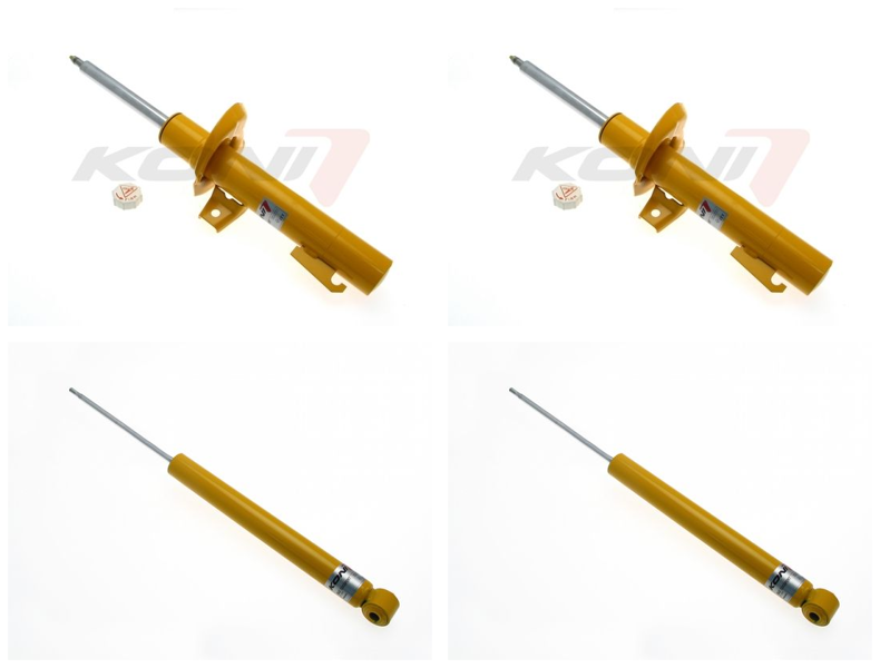 Front + Rear Koni Sport Uprated Shock Absorber Set VAG-SP1169