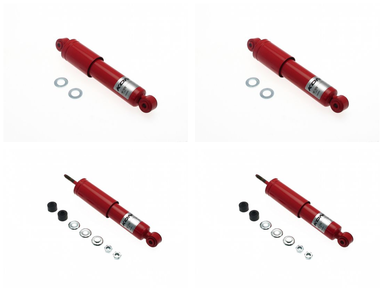 Front + Rear Koni Classic Red Uprated Shock Absorber Set MI-CL1008