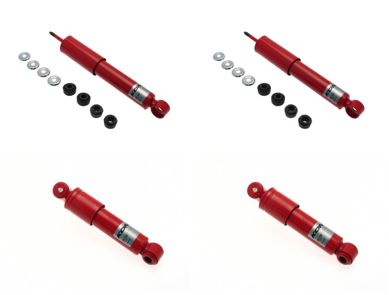 Front + Rear Koni Classic Red Uprated Shock Absorber Set MO-CL1065