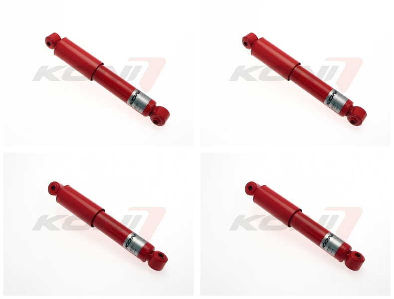 Front + Rear Koni Classic Red Uprated Shock Absorber Set PO-CL1462