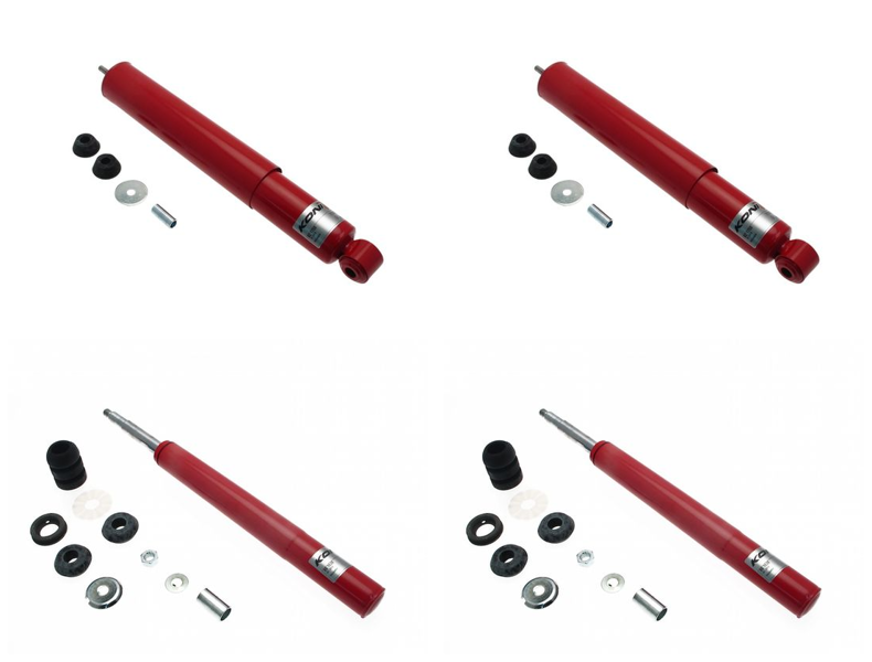 Front + Rear Koni Classic Red Uprated Shock Absorber Set PO-CL1093