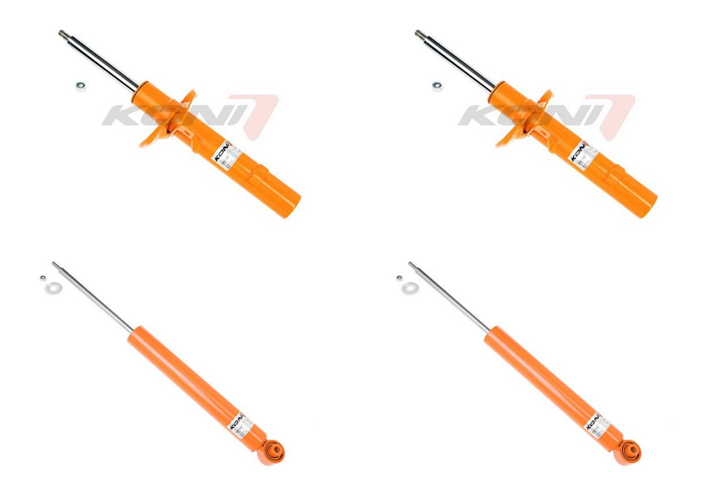 Front + Rear Koni STR.T Uprated Shock Absorber Set VAG-ST1311
