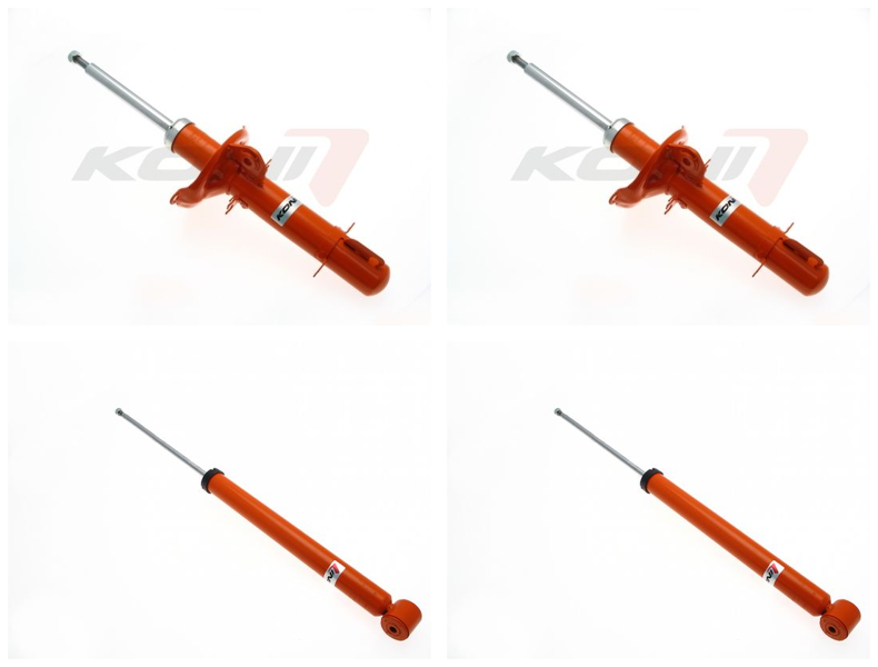 Front + Rear Koni STR.T Uprated Shock Absorber Set VAG-ST1212