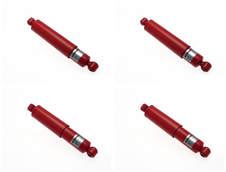 Front + Rear Koni Heavy Track Uprated Shock Absorber Set TO-HT1592