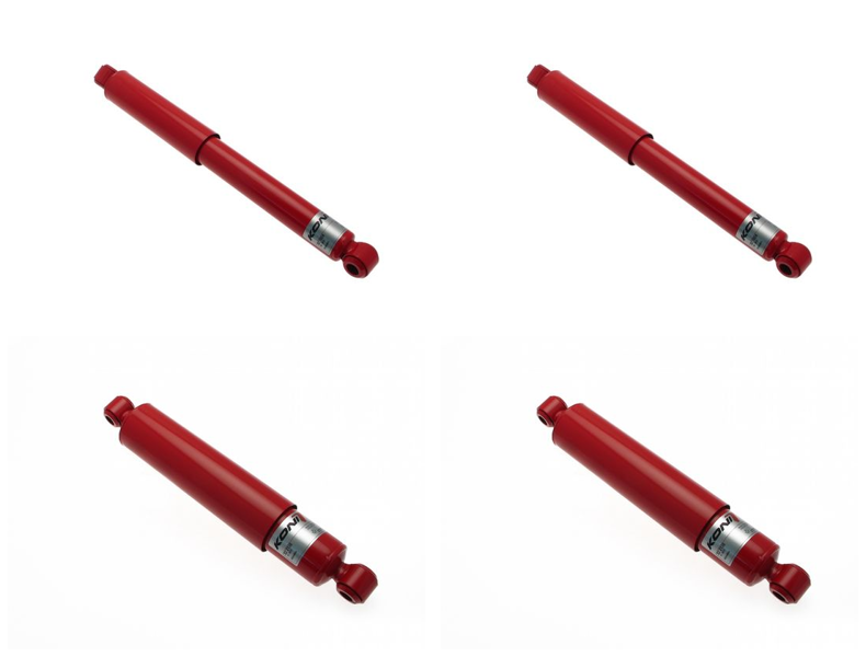 Front + Rear Koni Heavy Track Uprated Shock Absorber Set TO-HT1590