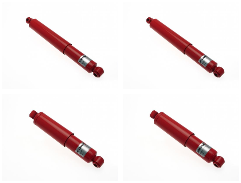 Front + Rear Koni Heavy Track Uprated Shock Absorber Set TO-HT1595