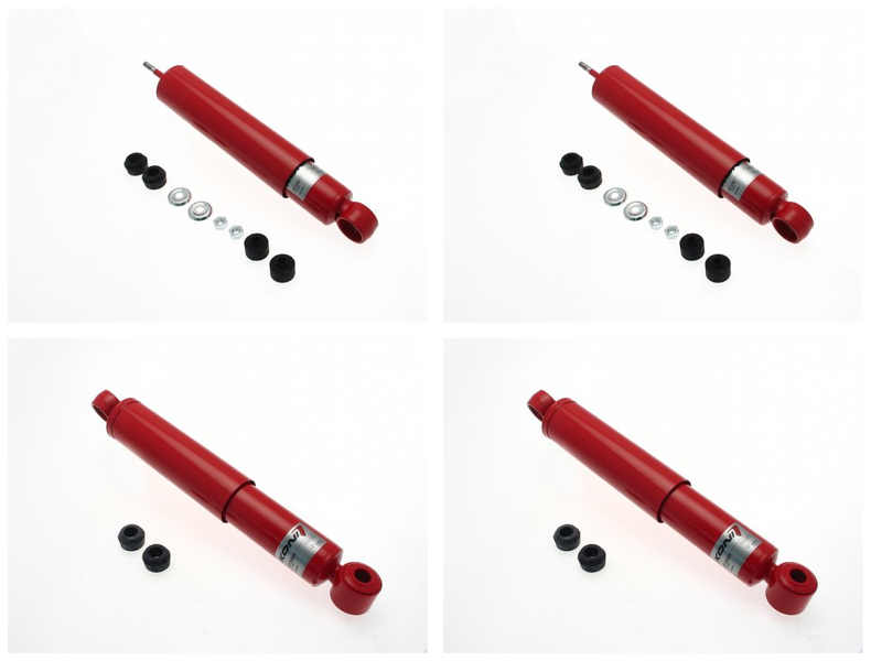 Front + Rear Koni Heavy Track Uprated Shock Absorber Set TO-HT1602