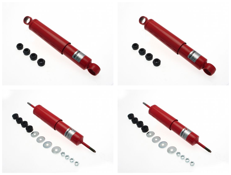Front + Rear Koni Heavy Track Uprated Shock Absorber Set TO-HT1598