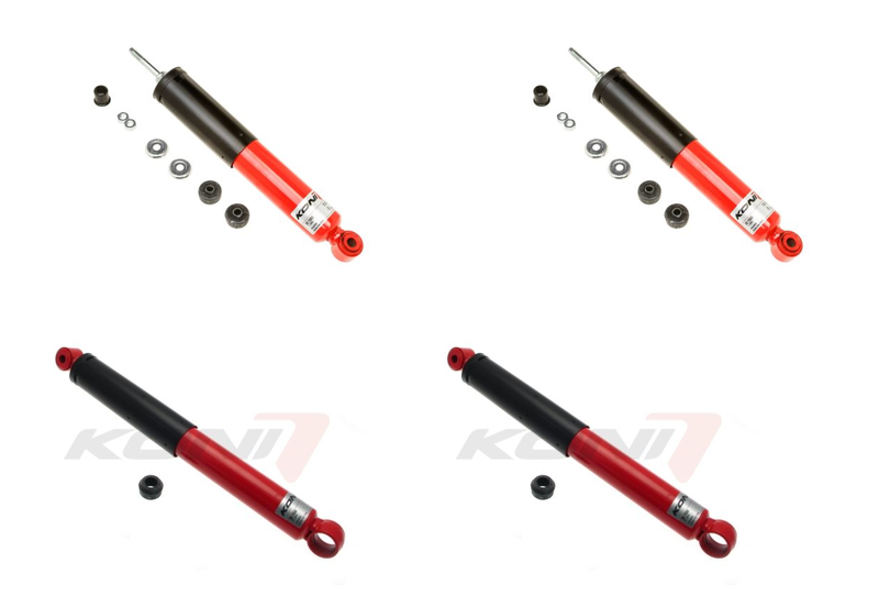 Front + Rear Koni Heavy Track Uprated Shock Absorber Set VX-HT1456