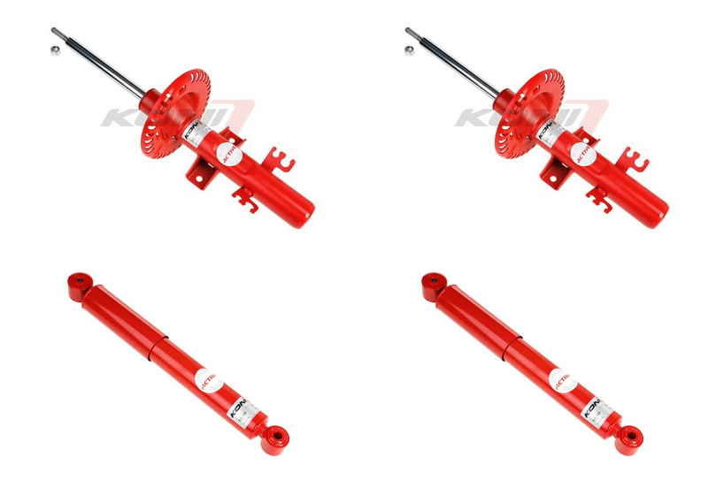 Front + Rear Koni Active Uprated Shock Absorber Set VAG-SA1126
