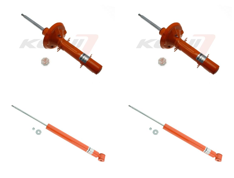 Front + Rear Koni STR.T Uprated Shock Absorber Set VAG-ST1257