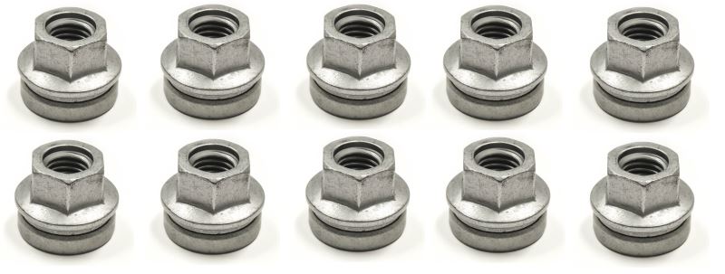 10x Ford Transit 00> Replacement Wheel Nut Lug Nut M14x2.0 Flat Seat Ford Wheels