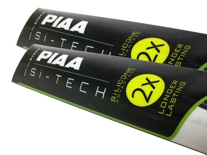 PIAA Si-Tech Front Wiper Single Blade - Silicone, Longer Lasting / 550mm 22"