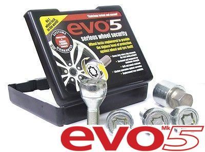 Seat Alhambra (to 11) 'Evo Mk5' Locking Wheel Bolt Set - Fit The Best!