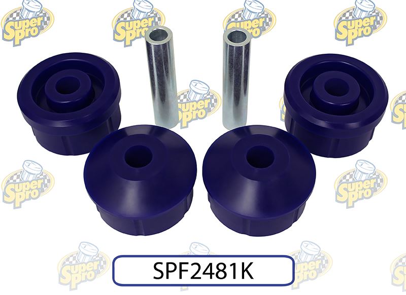 Skoda Fabia (99on) Rear Axle/Beam Mounting Bush Kit - SuperPro Poly
